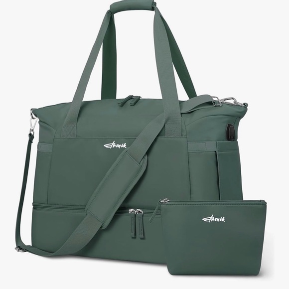 Etronik Handbags - ETRONIK Gym Bag for Women, 45L Carry On Travel Duffel Bag with Shoes Compartment